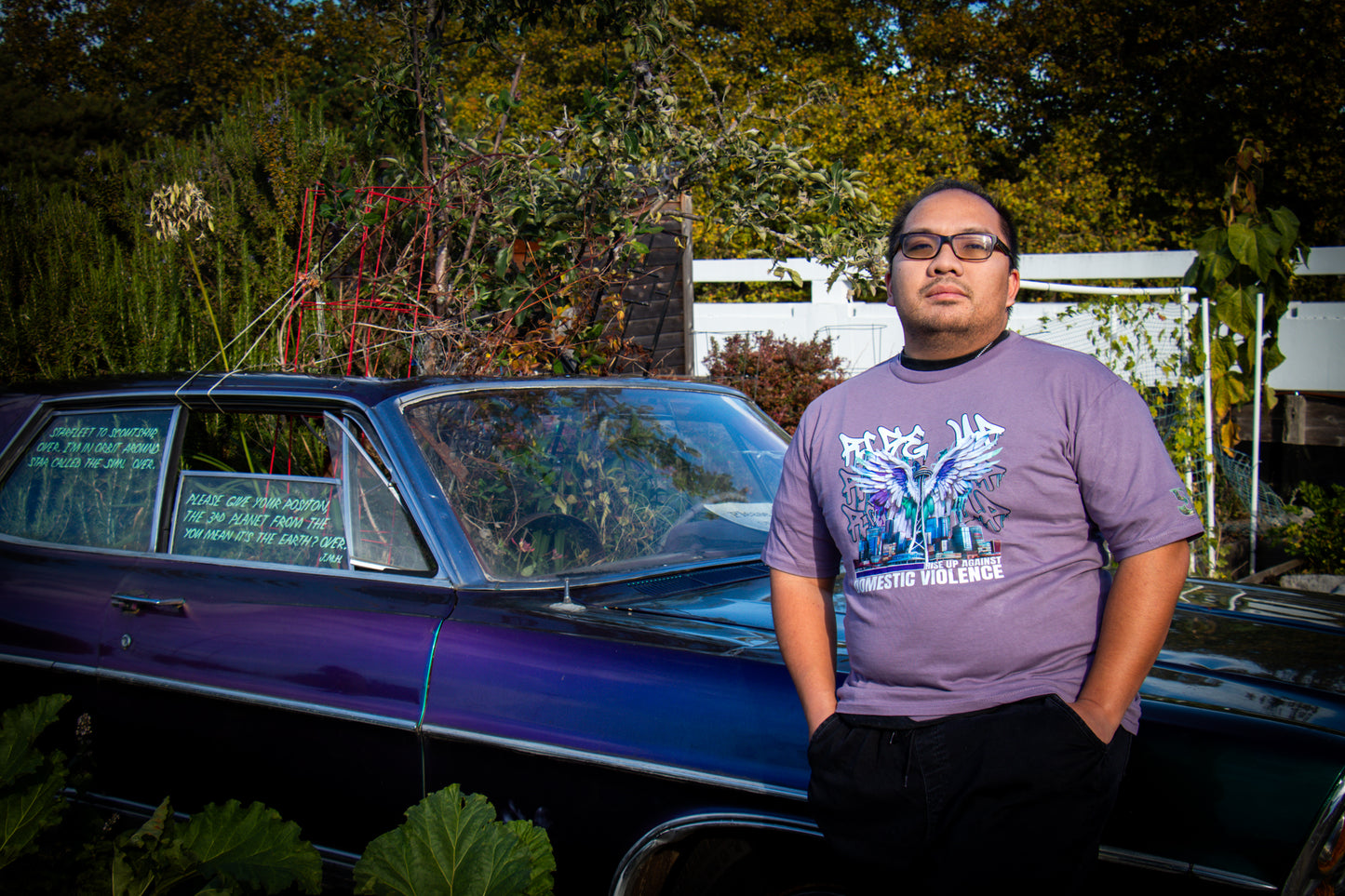 Rise Up Against Domestic Violence  Tee