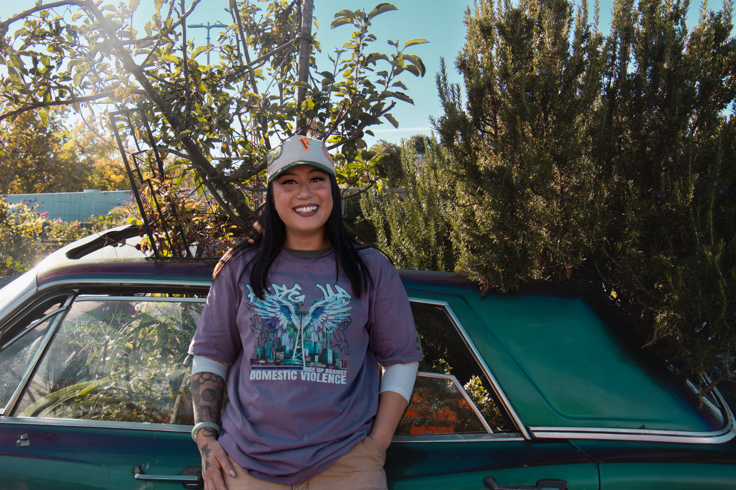 Rise Up Against Domestic Violence  Tee